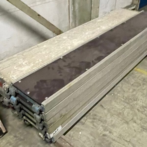 Alu Rahmentafel 2,07x0,32m Gebraucht mit neuer Siebdruckplatte Layher/Kompatibel